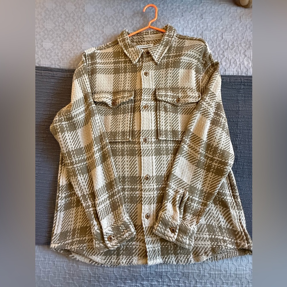 Outerknown Cloud Weave Shirt -- XL